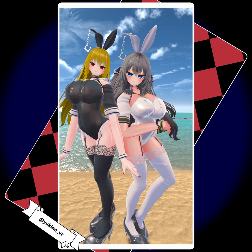 【複数アバター対応】セーラーバニー