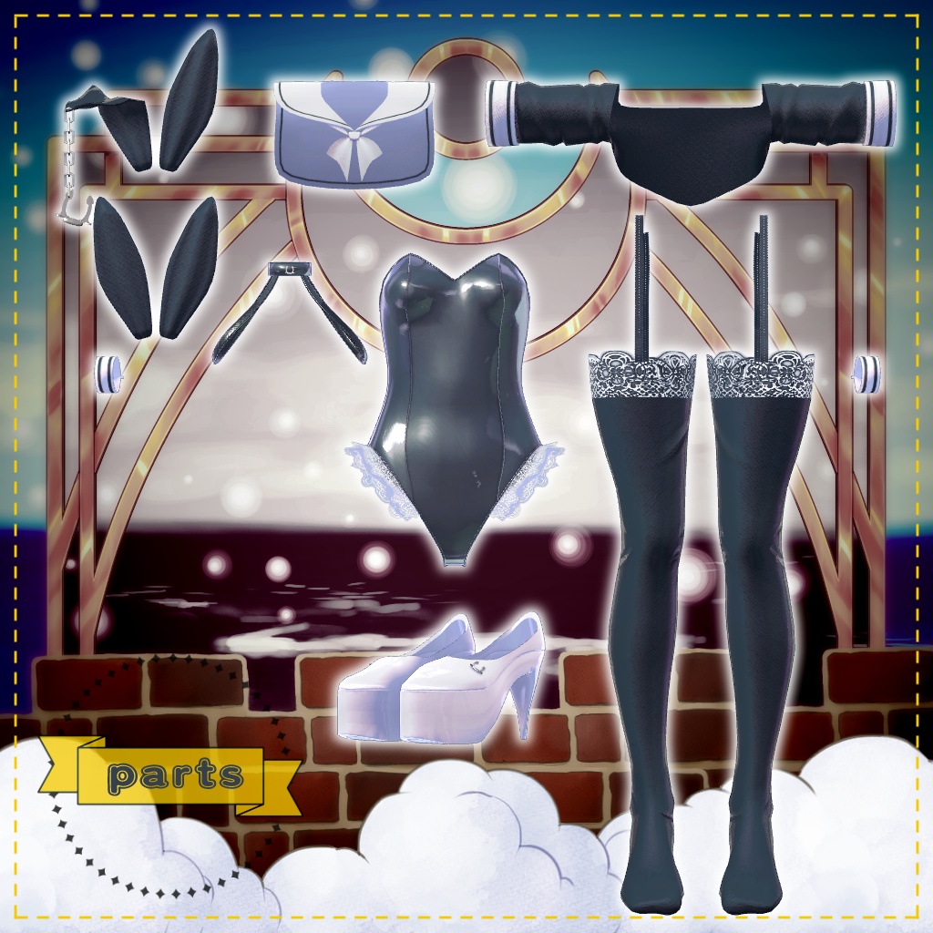 【複数アバター対応】セーラーバニー