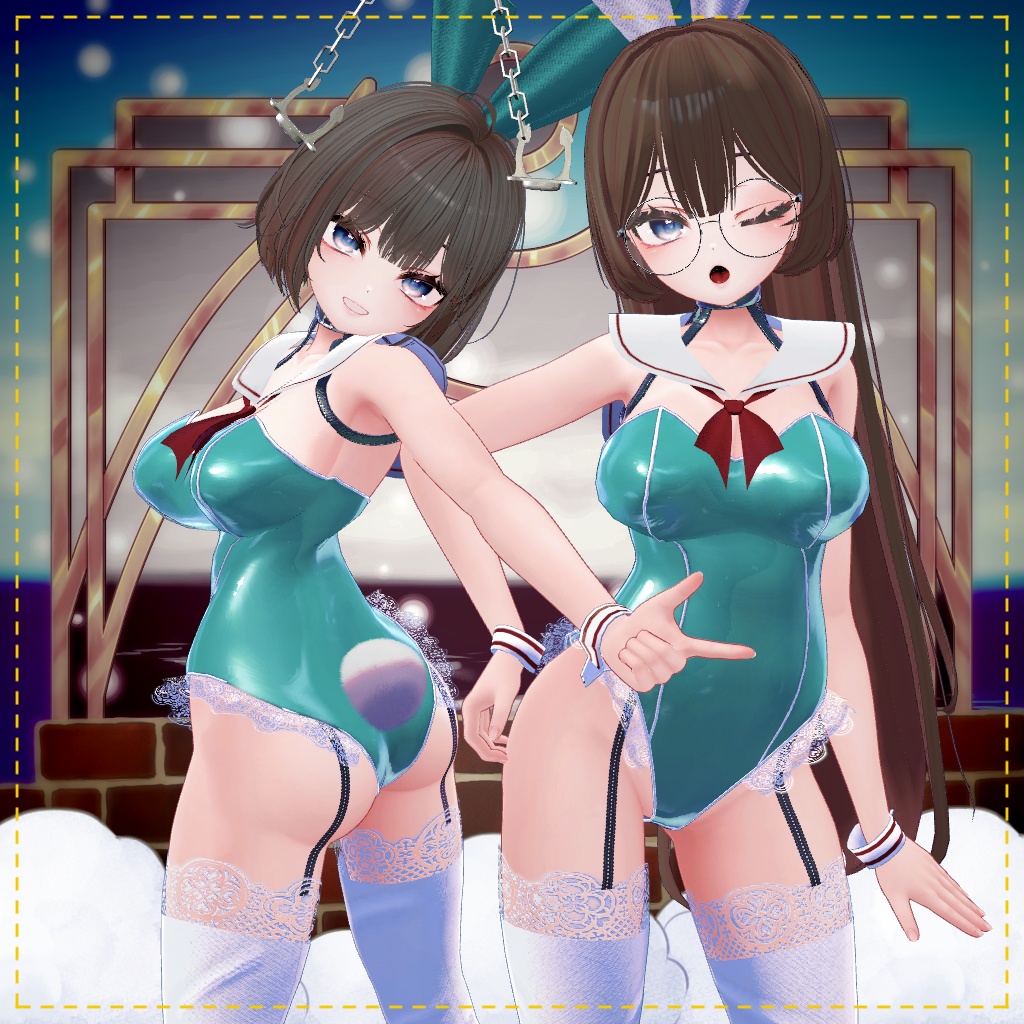 【複数アバター対応】セーラーバニー