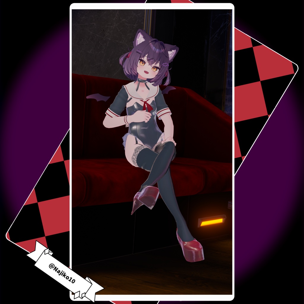 【複数アバター対応】セーラーバニー