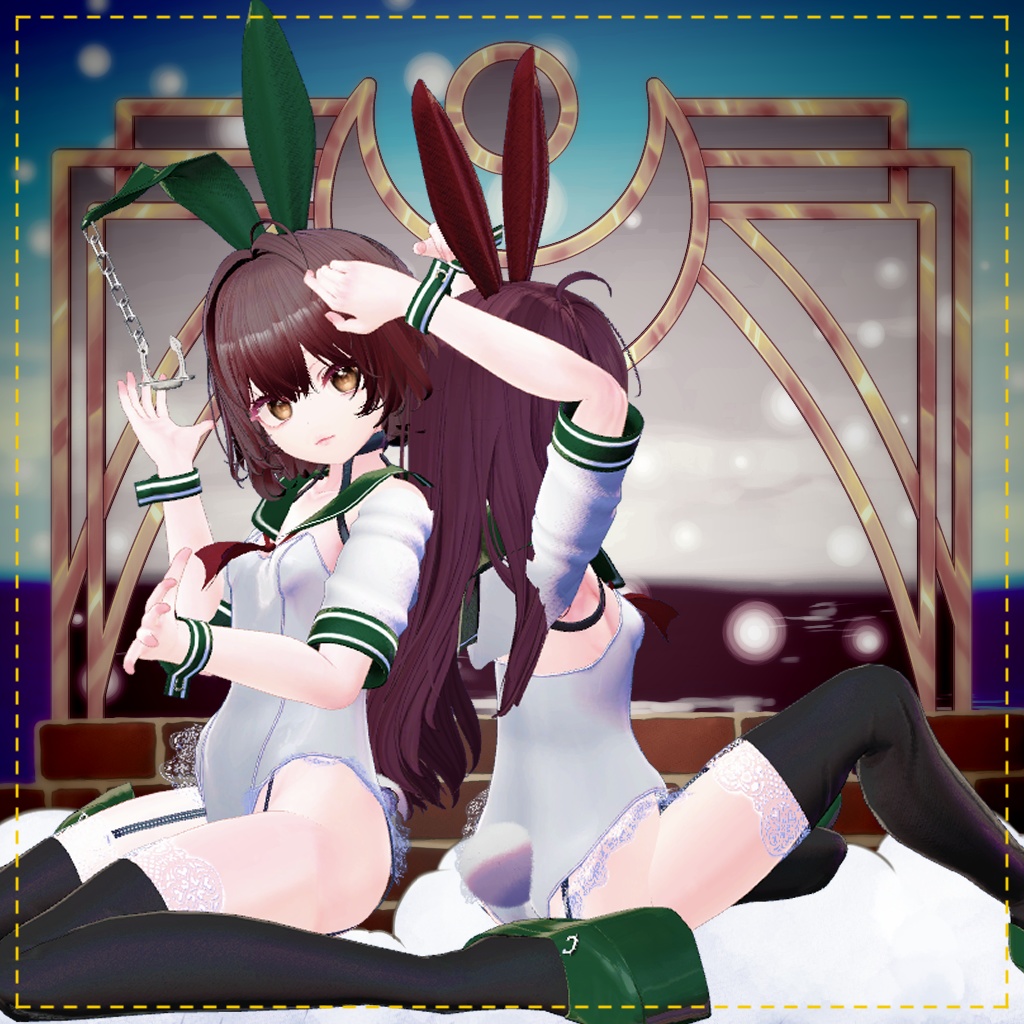 【複数アバター対応】セーラーバニー