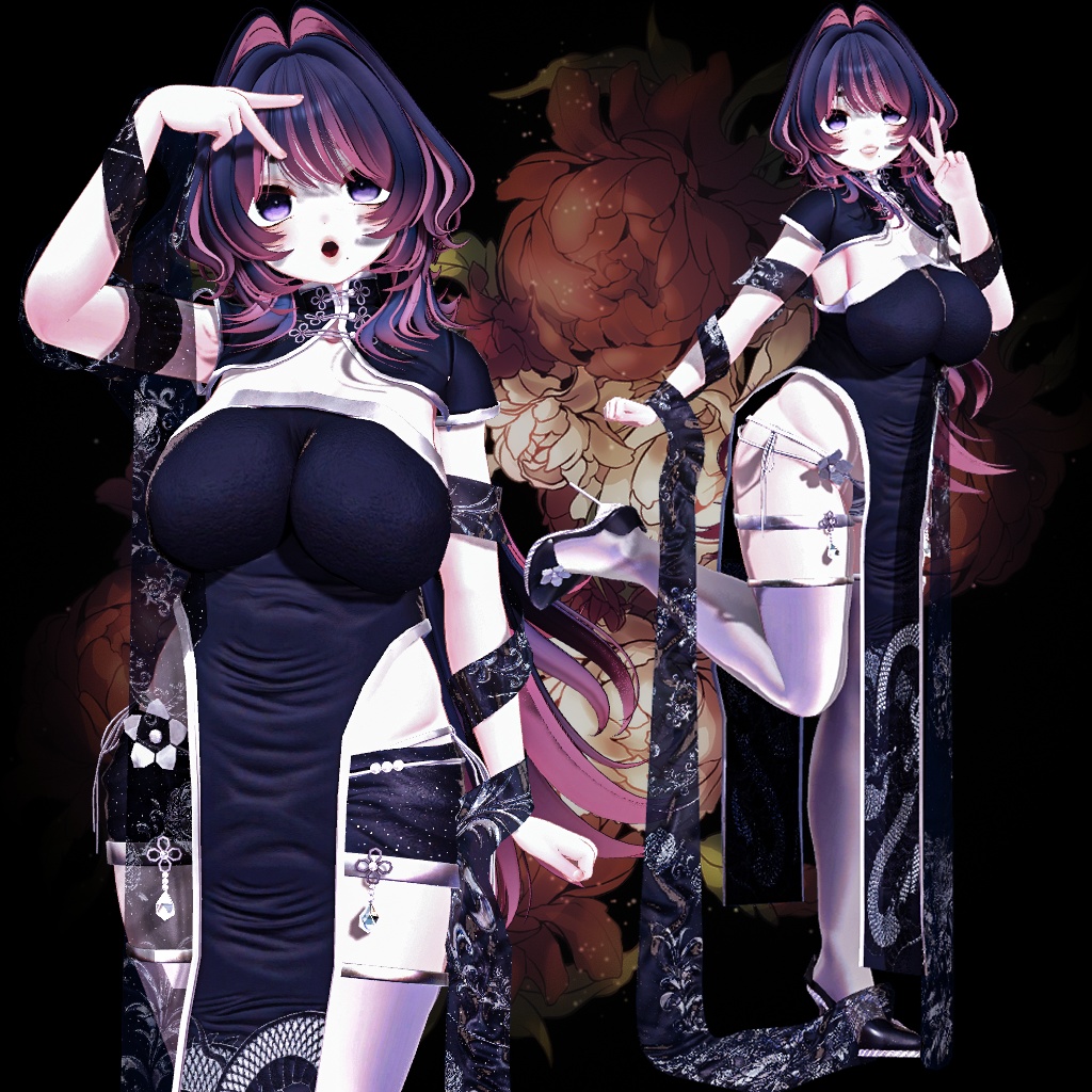 24時間Bigセール【複数アバター対応】艶装 ― Lónghua ―