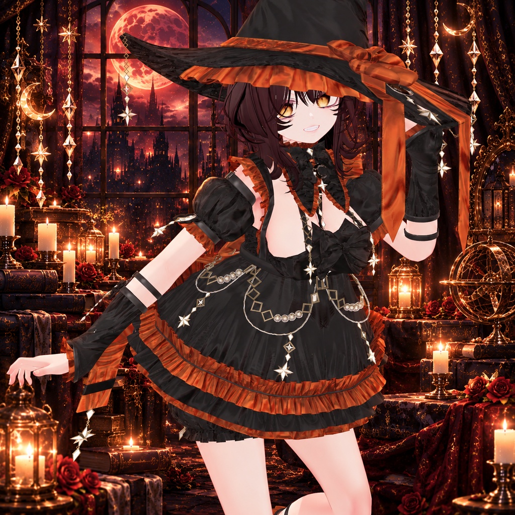 【複数アバター対応】Nocturne Witch