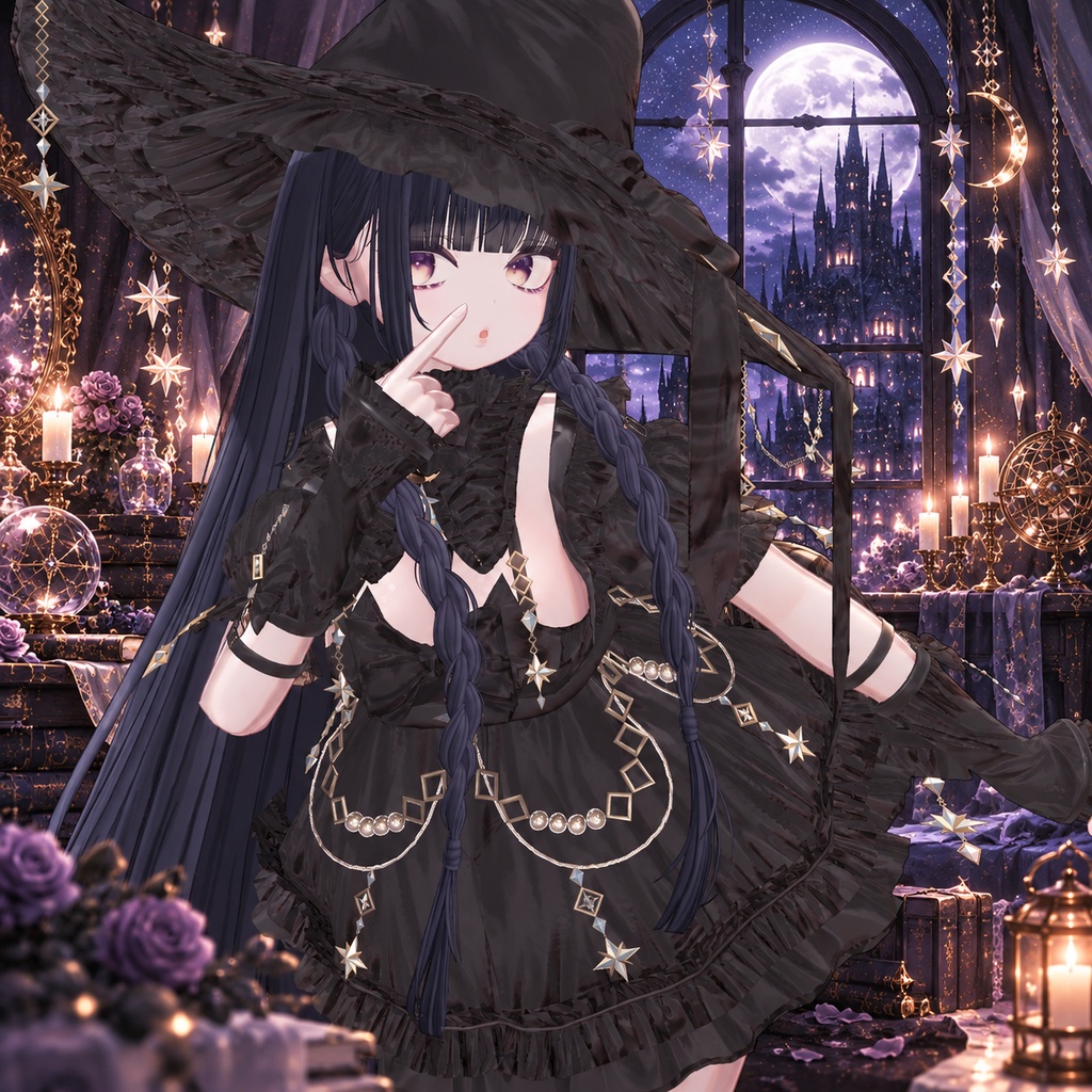 【複数アバター対応】Nocturne Witch
