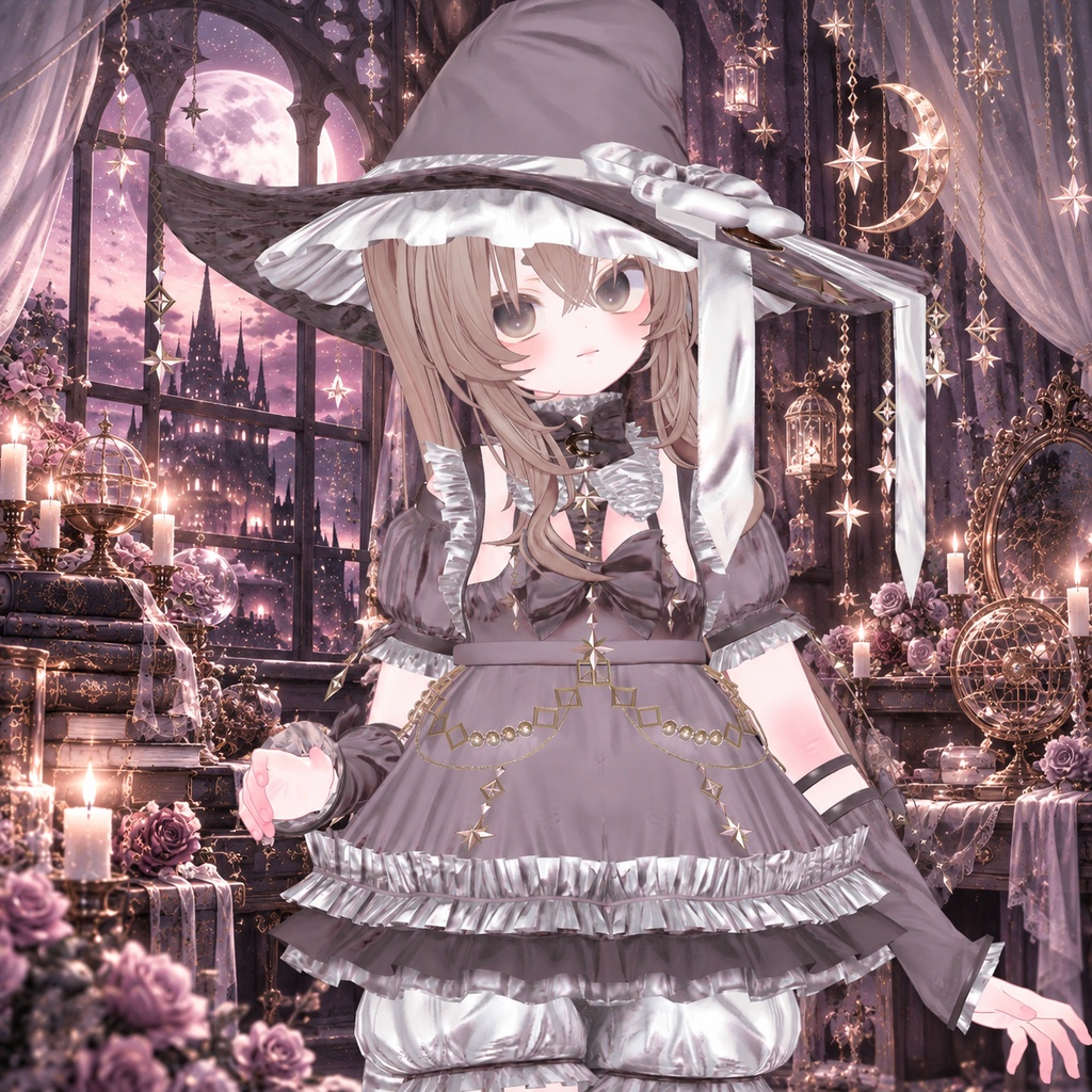【複数アバター対応】Nocturne Witch