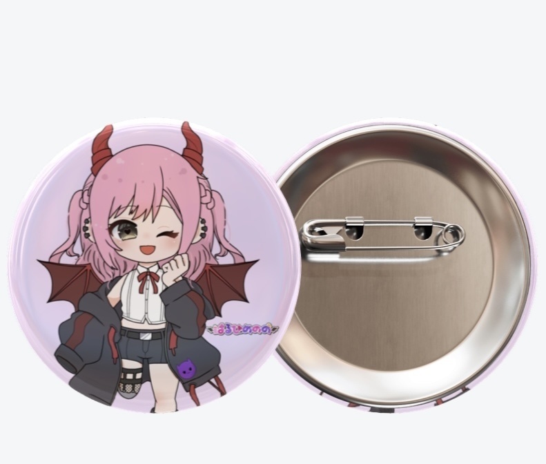 はるひののの缶バッジB