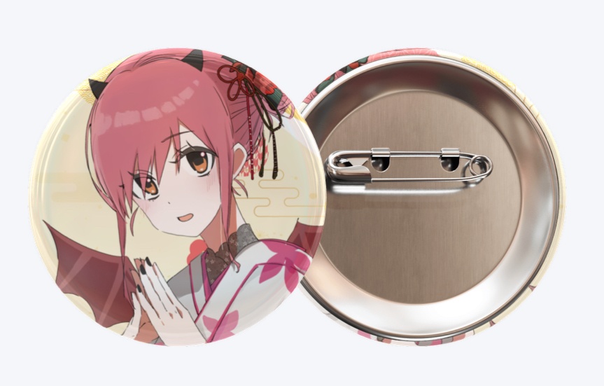 缶バッジ　新春🎍