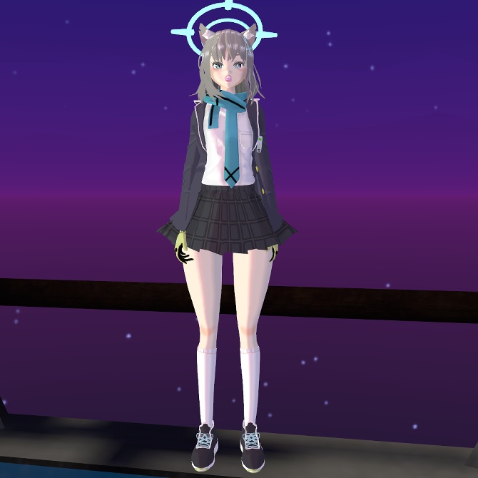 VRCHATモデル　ブルーアーカイブ　砂狼シロコ - きりどのさんのお店 - 2/6