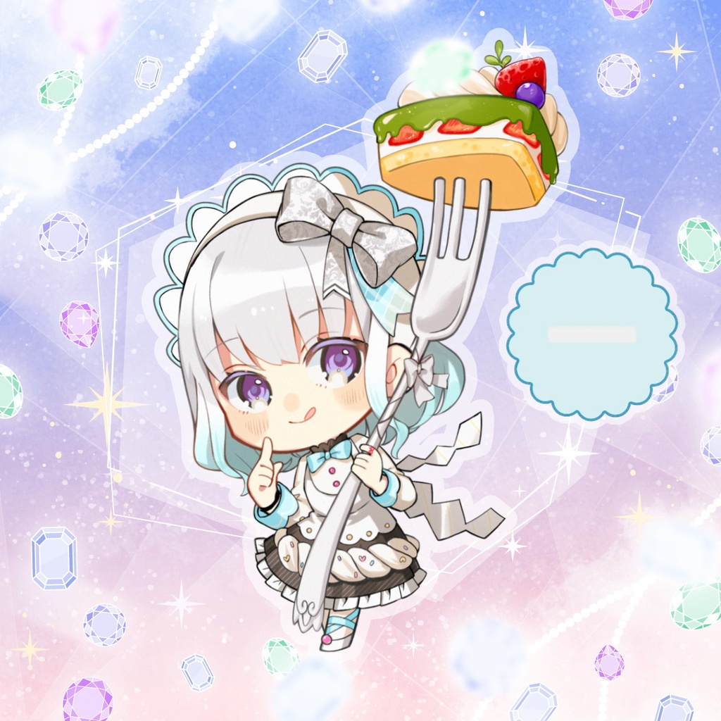 ミニアクリルスタンド【ケーキちゃん🍰】