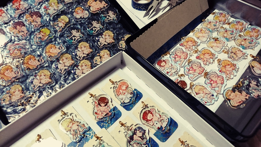 つながる!アクリルチャーム