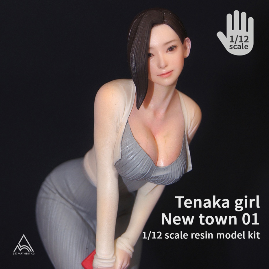 1/12 Tenaka Girl New town 01 Resin kit figure