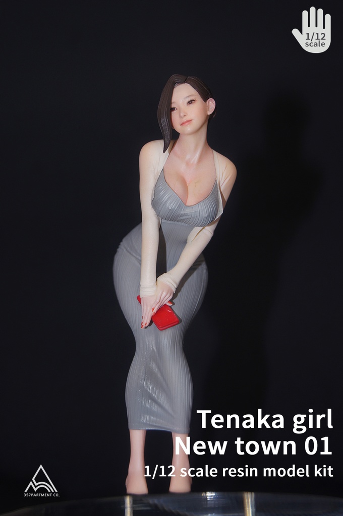 1/12 Tenaka Girl New town 01 Resin kit figure
