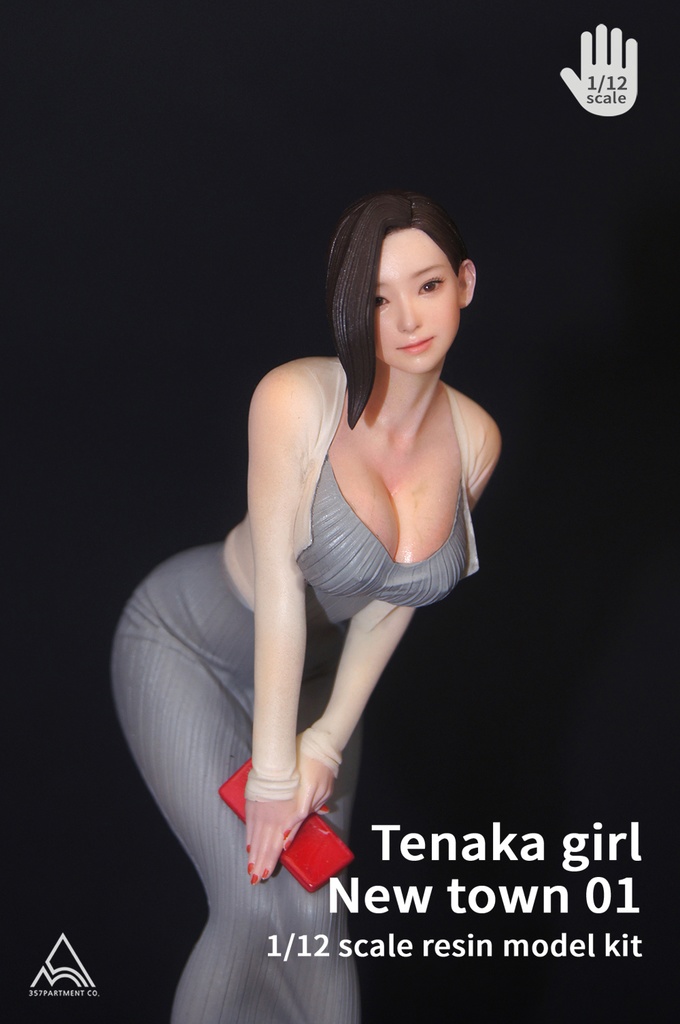 1/12 Tenaka Girl New town 01 Resin kit figure