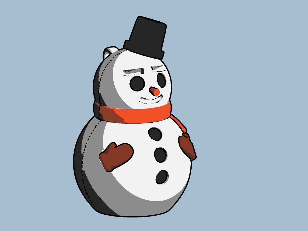 雪だるま【シーシャ用マウスピース】