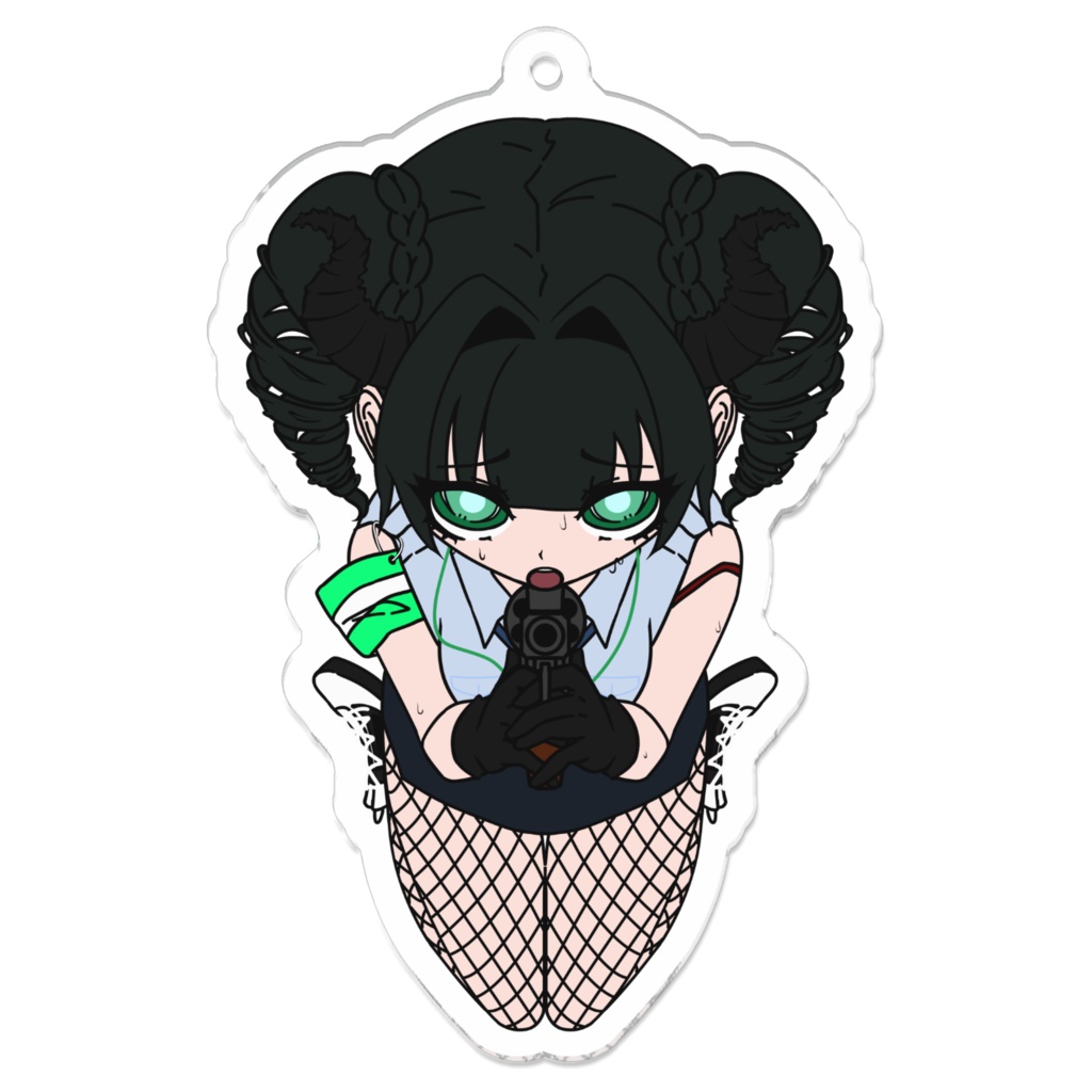 高神わさびアクリルキーホルダー(コーティング)