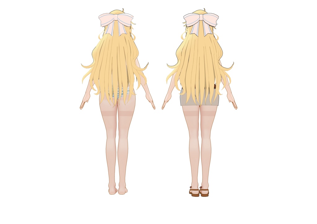 MMD イーグル(ナチュラルストッキングVer)(無料)