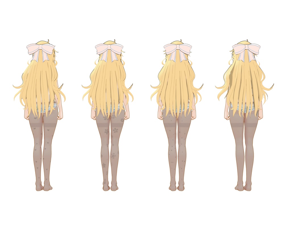 MMD イーグル(黒ストッキングVer)(無料)