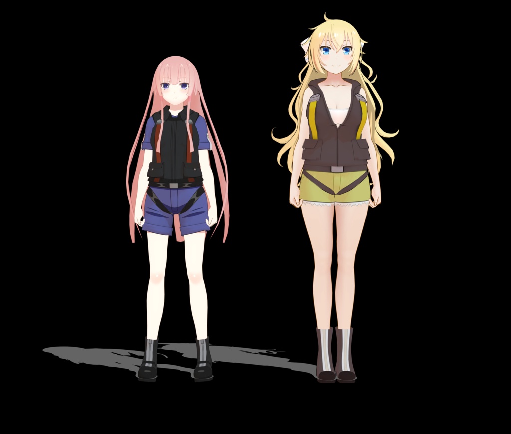 MMDグリペン&イーグル(発光)(無料)