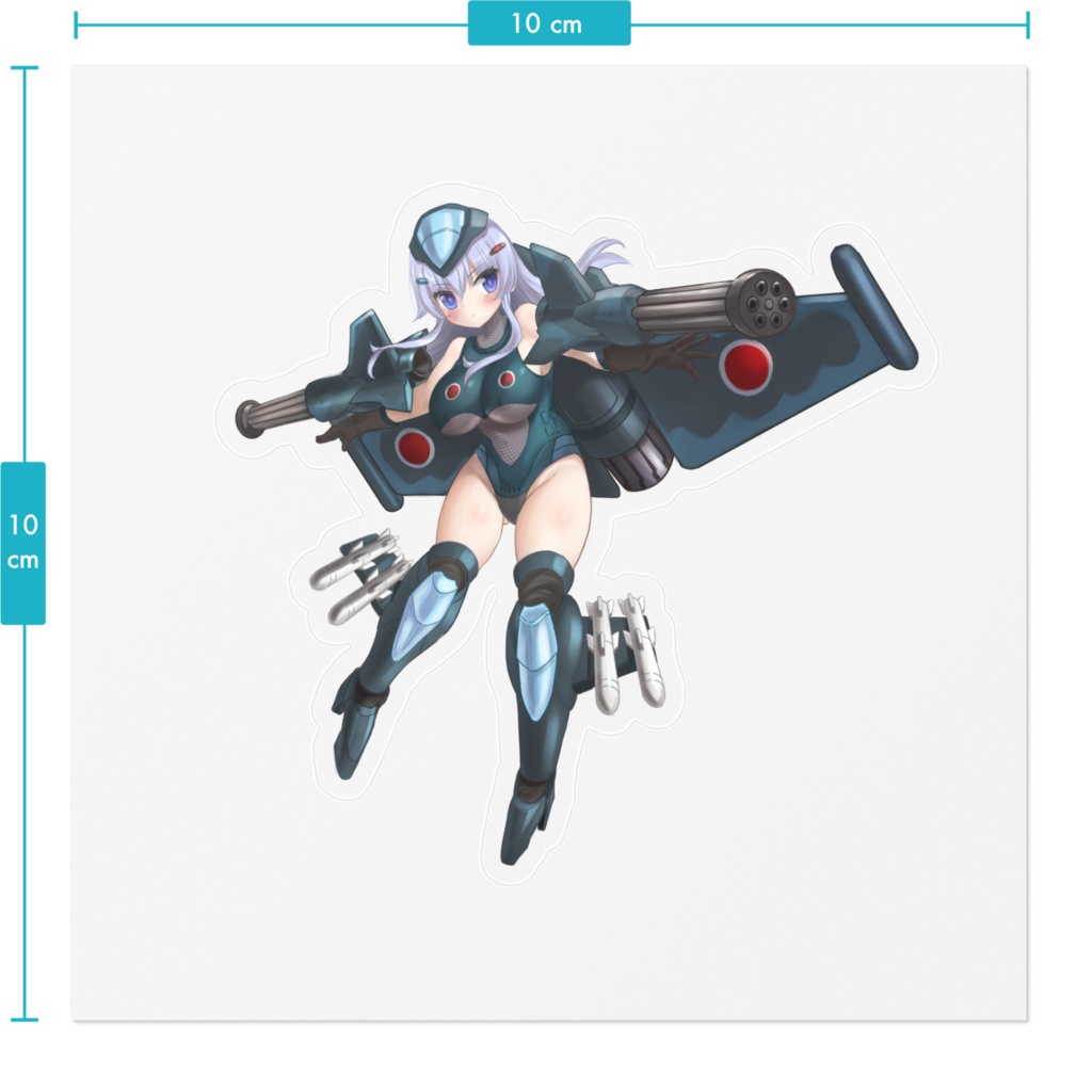 F-2A 青羽零(ステッカー)(オリジナル)