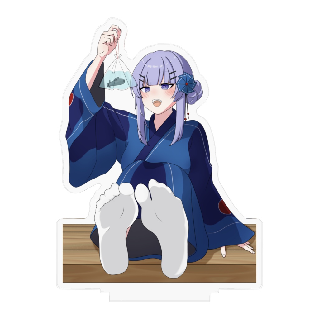 青羽零 浴衣Ver(足袋) アクリルスタンド (オリジナル)