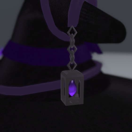 菫の花魔女の帽子【PhysBones対応】