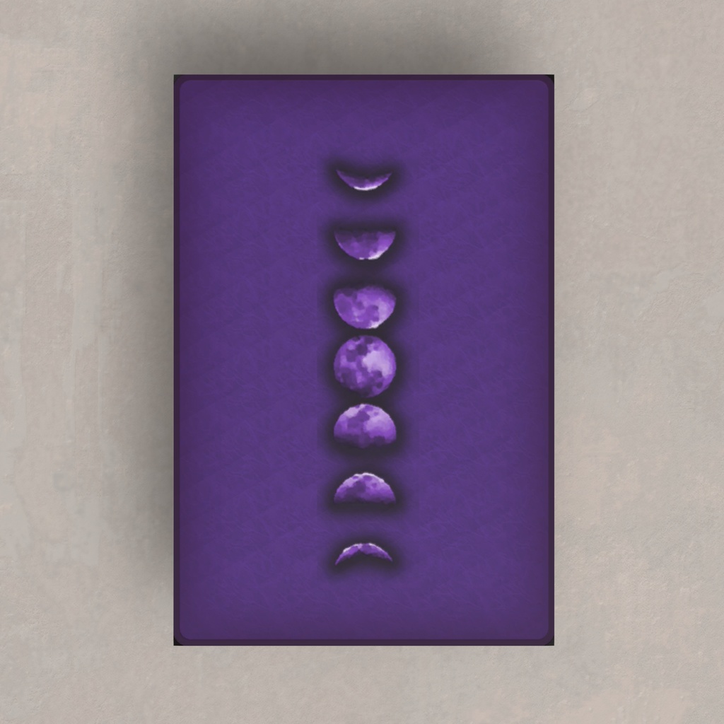 【無料】MoonPhaseCard【VRChat想定・テクスチャ】