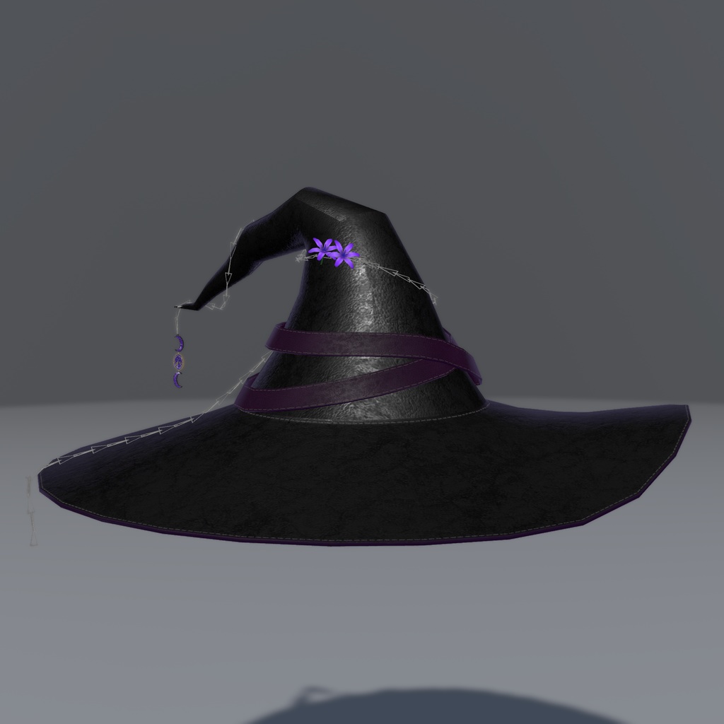 シラーの花魔女の帽子【VRChat想定】