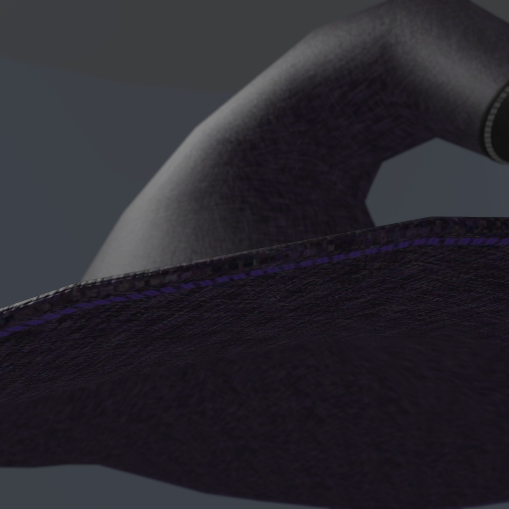 デニム地の魔女の帽子【VRChat想定】