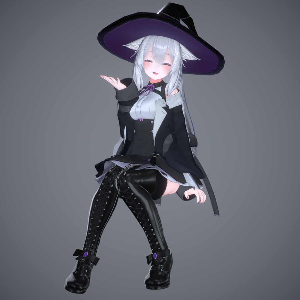 Lace-up Thigh High Boots