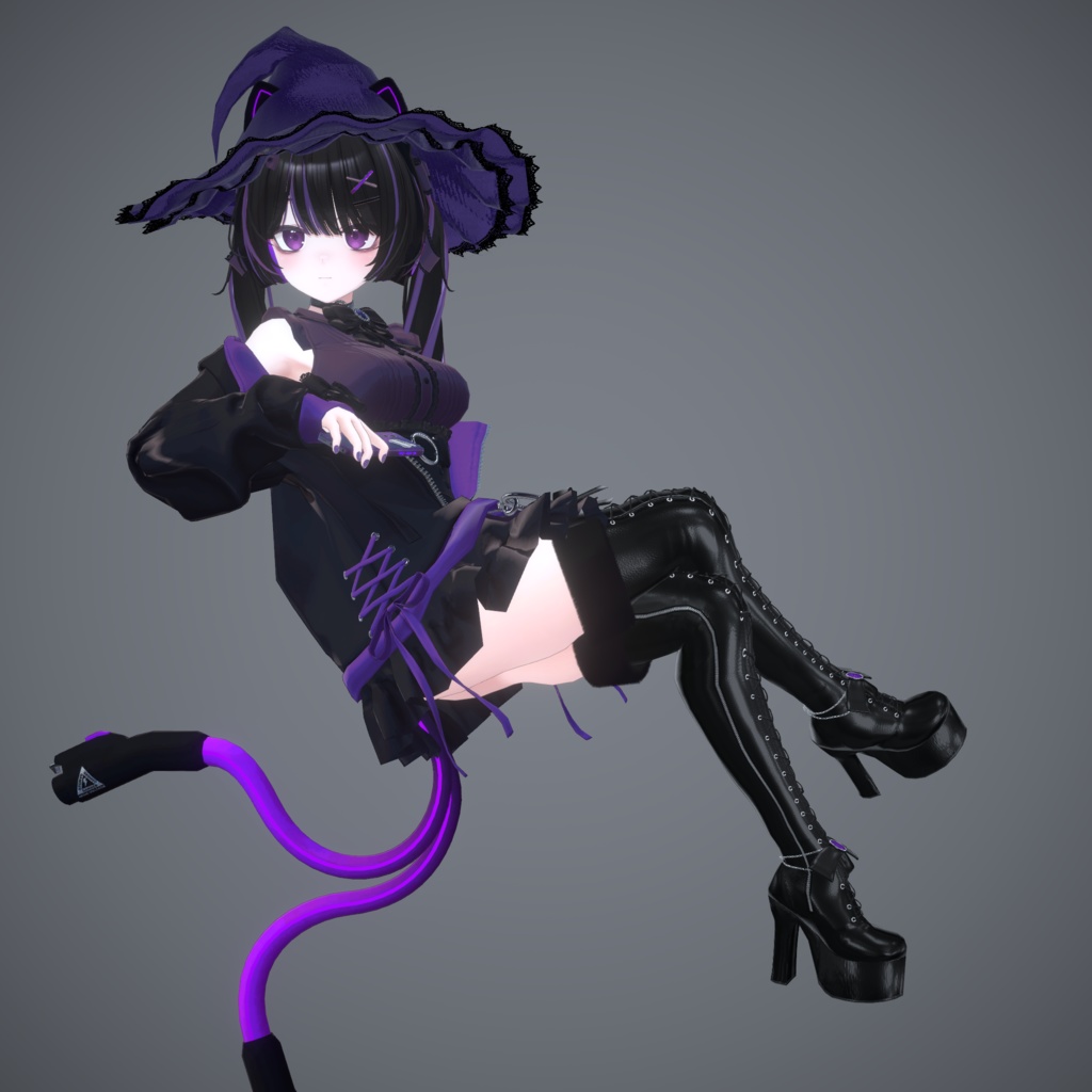 Lace-up Thigh High Boots