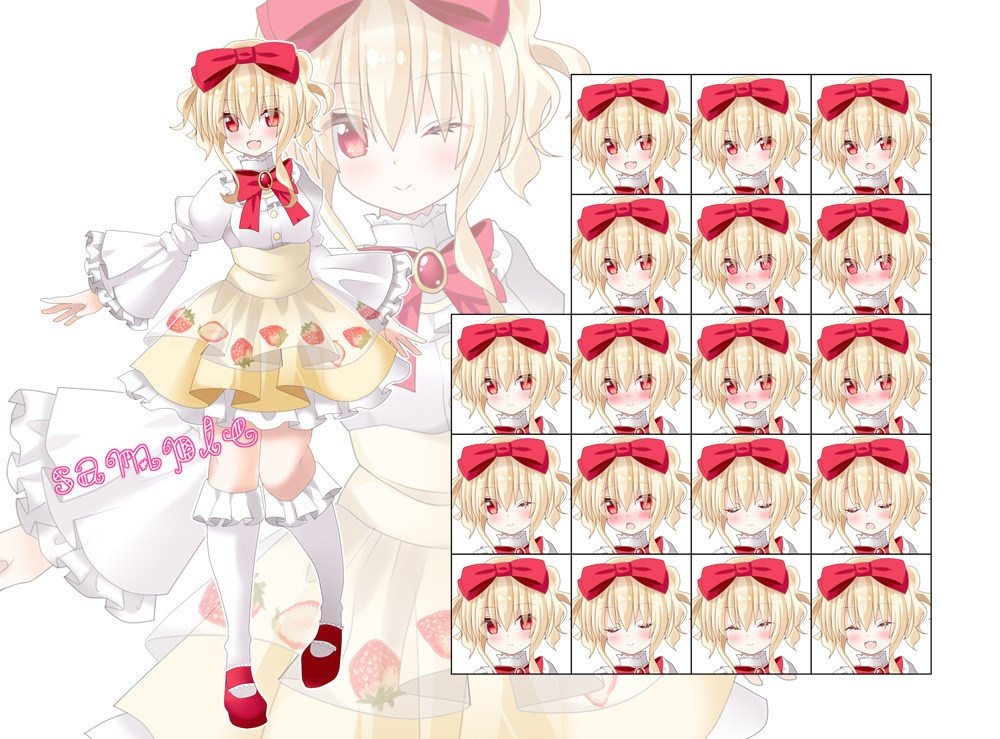 【立ち絵素材】地雷系女子3点セット