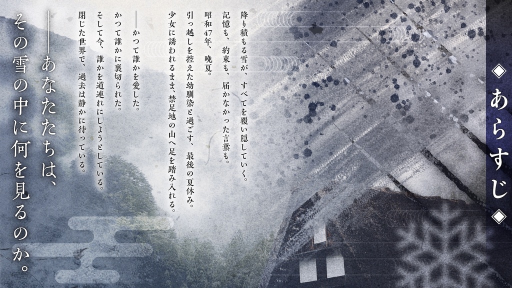 【シノビガミ】 昭和幻燈街路-晩夏に霞むは追憶の雪-