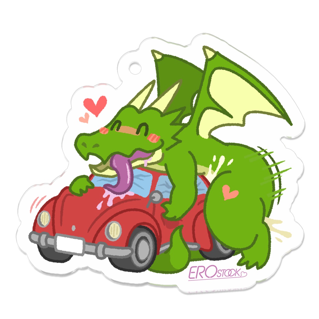 ドラゴンカーセックス アクリルキーホルダー