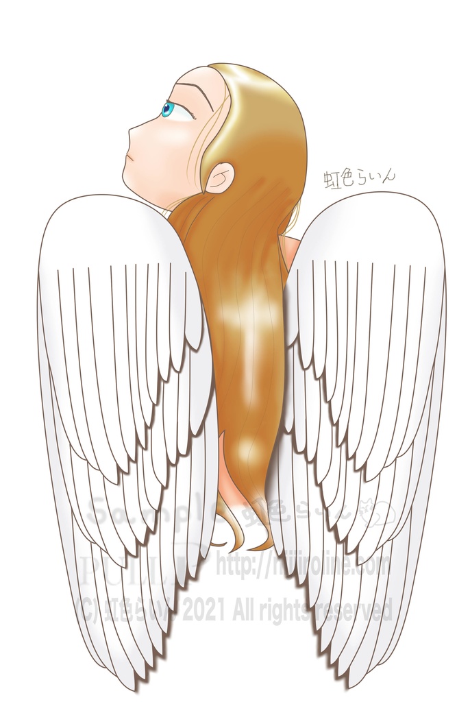 No.4 後ろから見た『背中の羽』