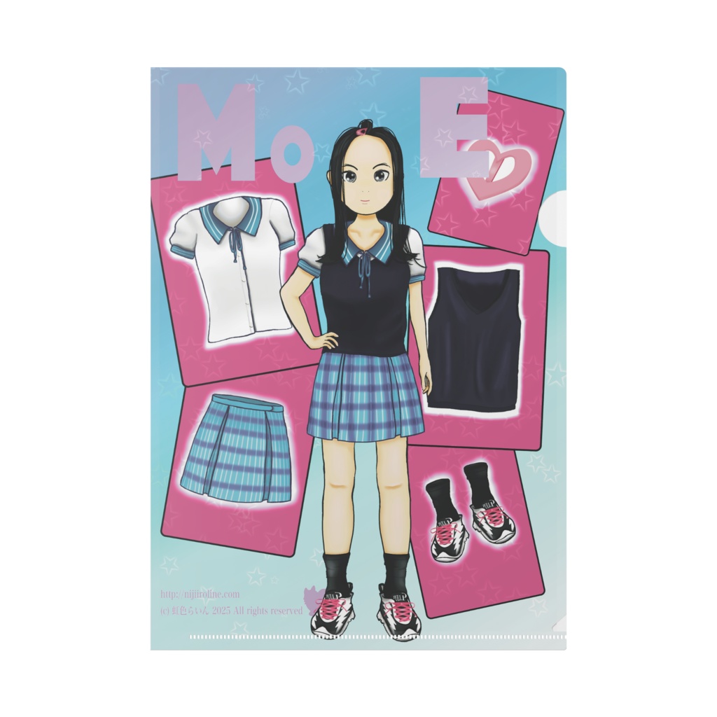 No.9 クリアファイル、いろいろな夏のセーラー服-萌
