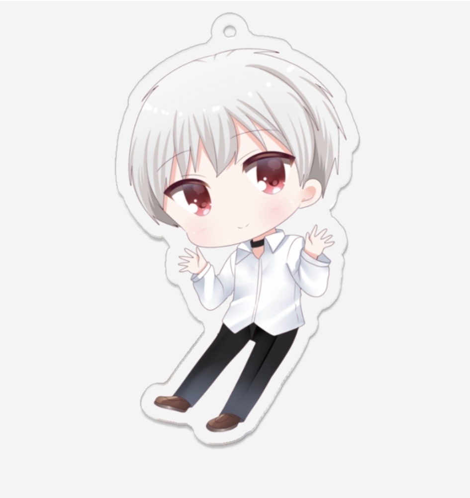 あえとくんアクリルキーホルダー 首輪Ver