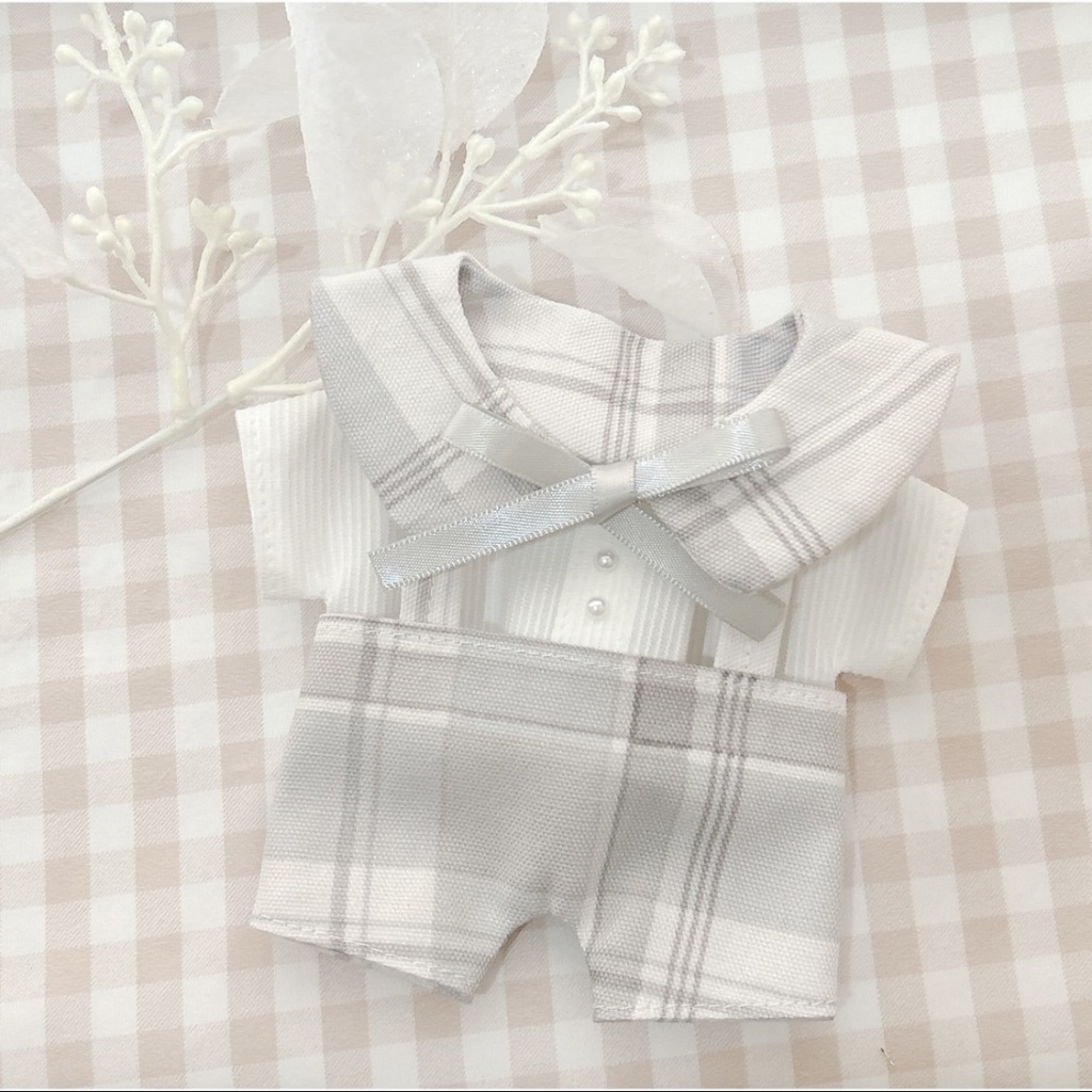 パール襟チェック