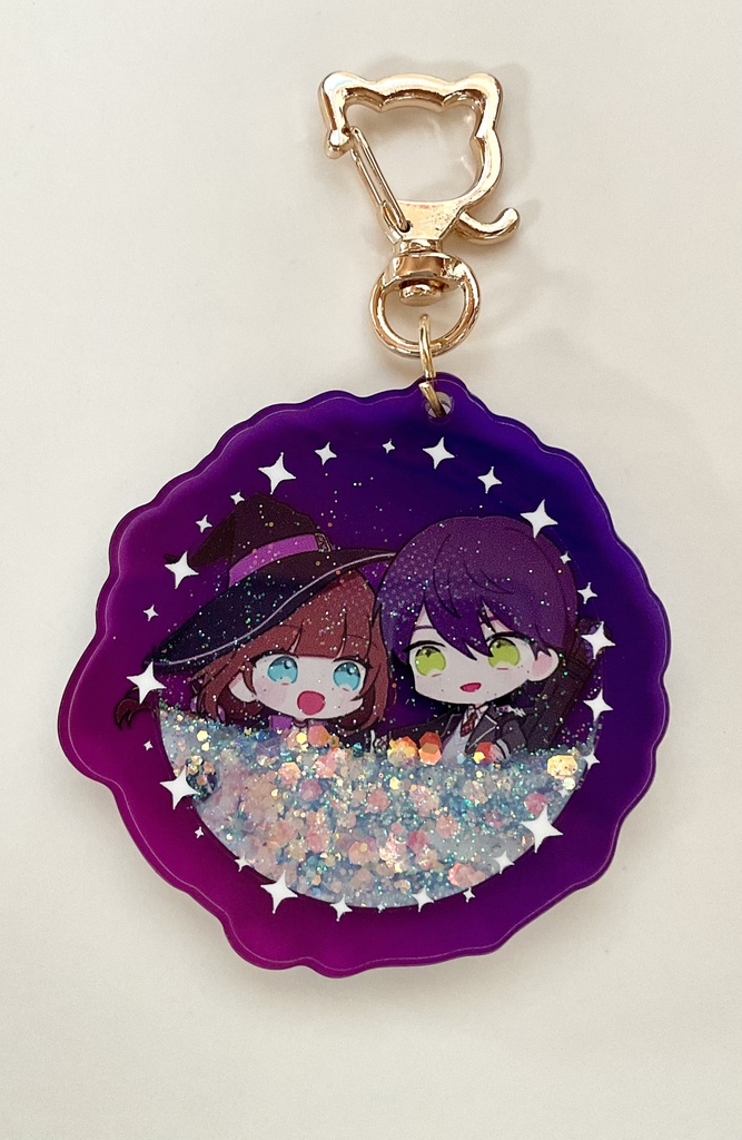 剣持刀也&夜風ユイ グリッターオイルアクキー
