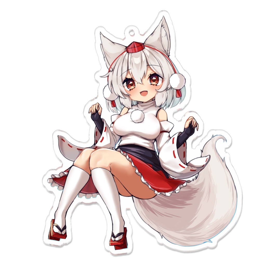 椛ちゃんのアクリルキーホルダー 各サイズ三種