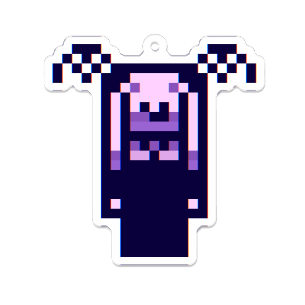 【モノクロ正誤】マドロミ アクリルキーホルダー