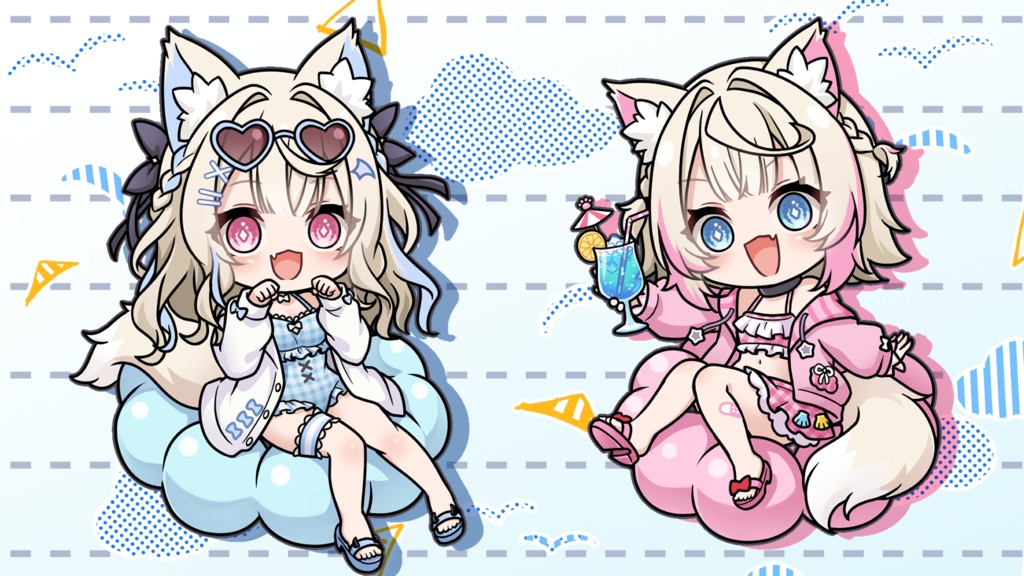 フワモコ サマーバカンスアクリルスタンド