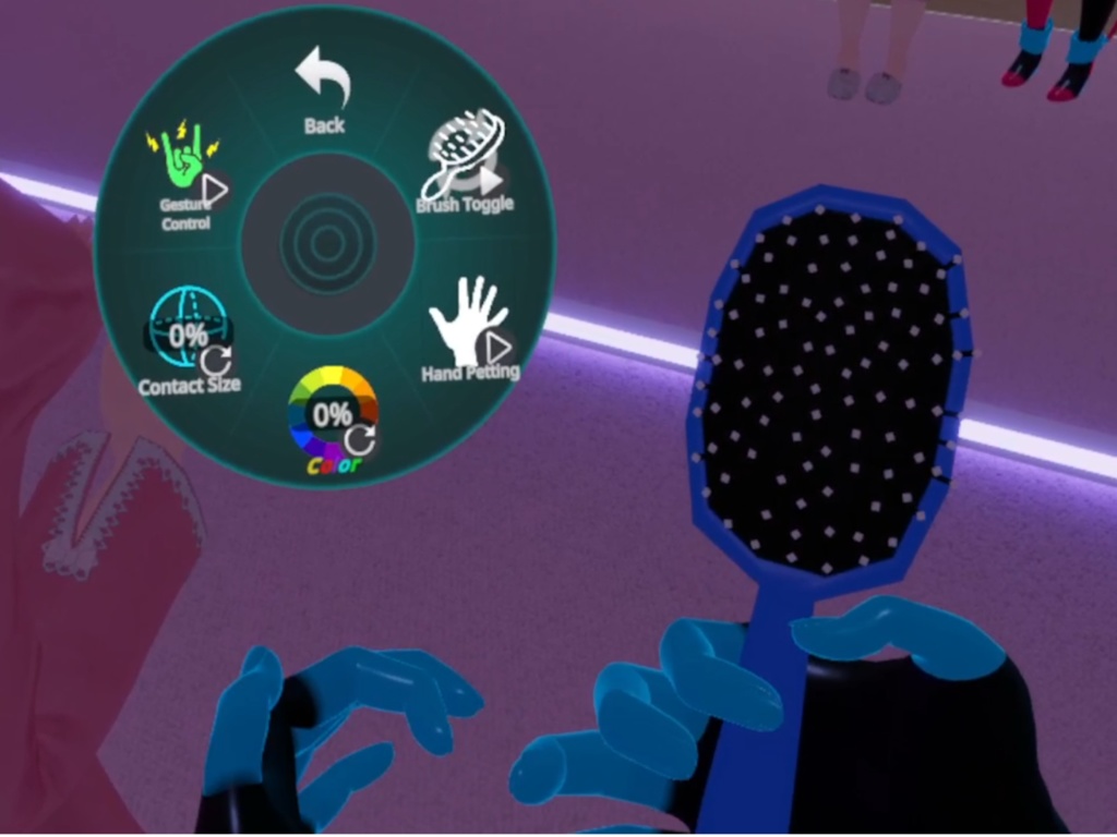 Dynamic Hairbrush for VRChat Avatars
