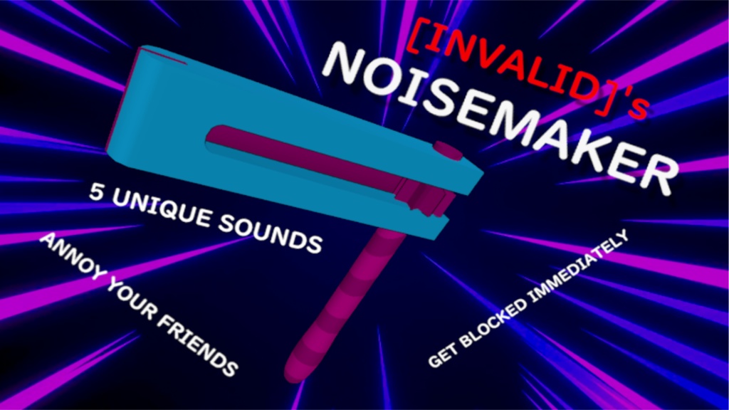 Noisemaker for VRChat avatars.