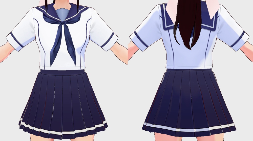 とわの高校 風 夏服セット
