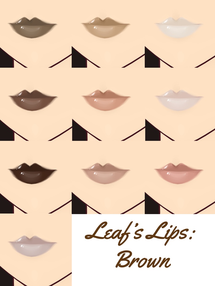 Leaf's Lips: Brown Collection