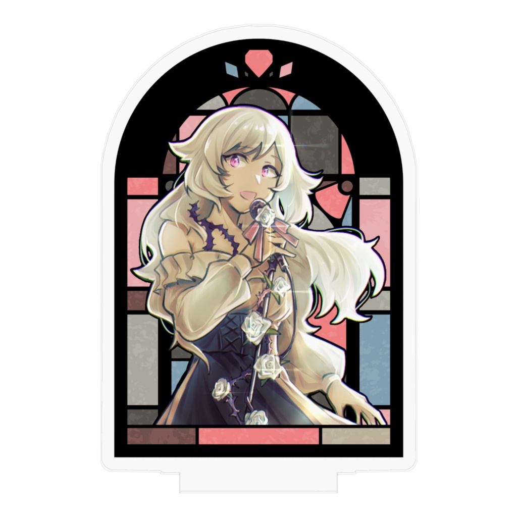 【ヴァネ×ぐり】ステンドグラス風アクリルフィギュアぐりver【コラボグッズ】