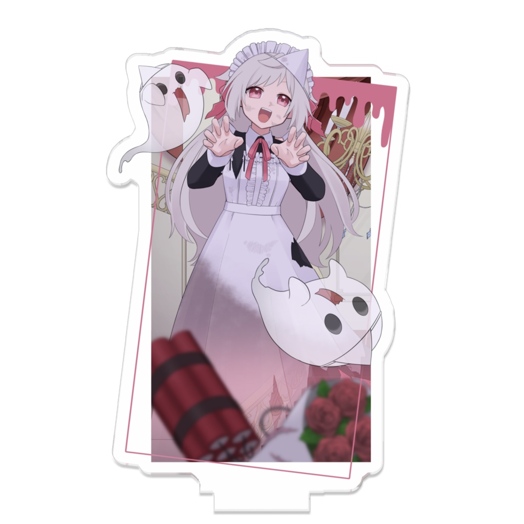 ○○したメイドの幽霊アクリルスタンド