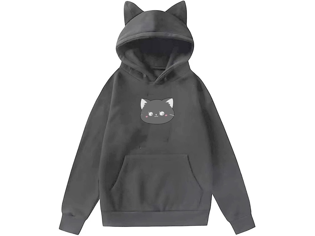 猫耳付き源十郎パーカー