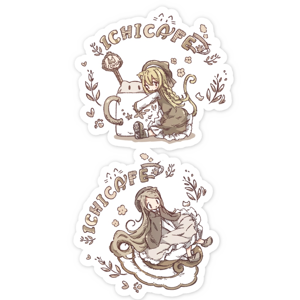 ICHICAFEグッズ ねこみみ少女(マグカップ・ティーカップ)