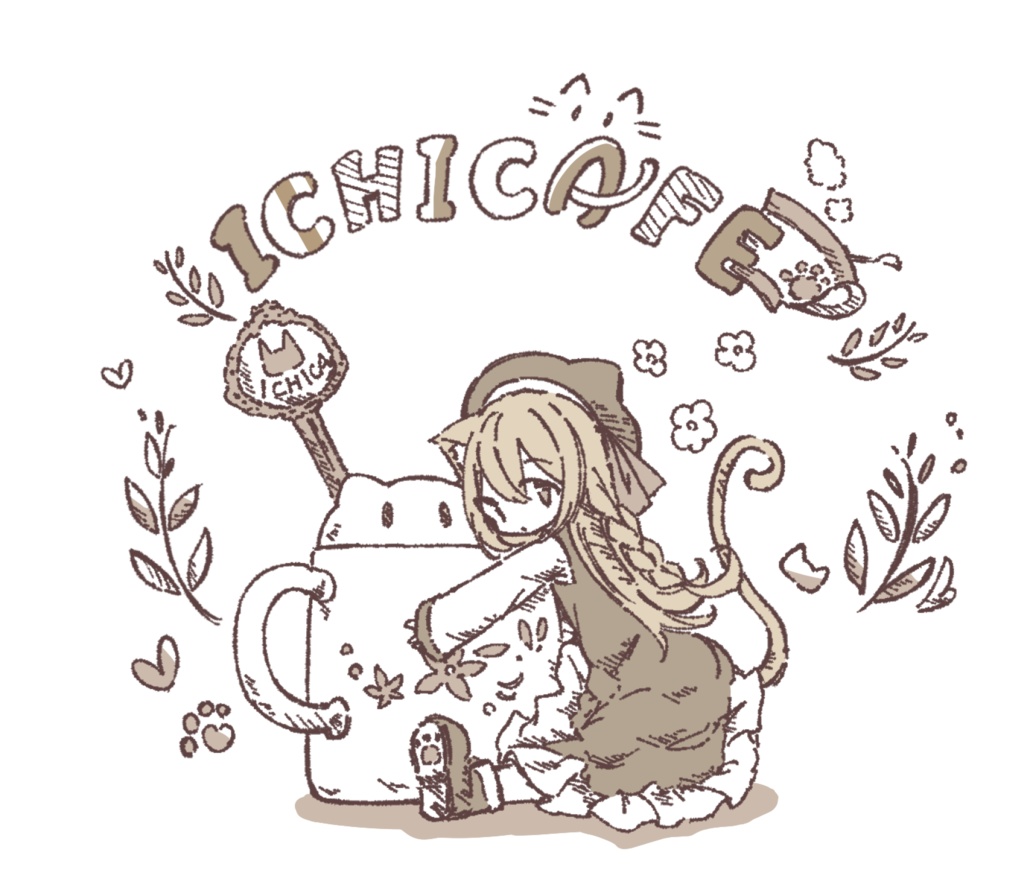 ICHICAFEグッズ ねこみみ少女